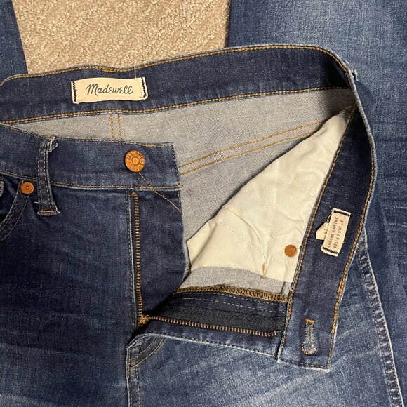 MADEWELL Jeans 9" High Riser Skinny Skinny 29 Denim Blue - Picture 6 of 9